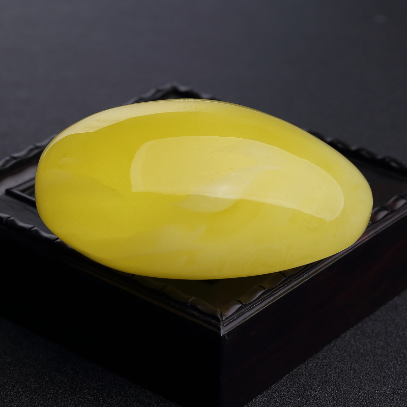 天然蜜蜡蛋面吊坠-红掌柜