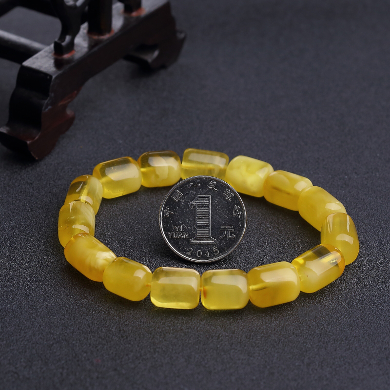 天然蜜蜡手串-红掌柜