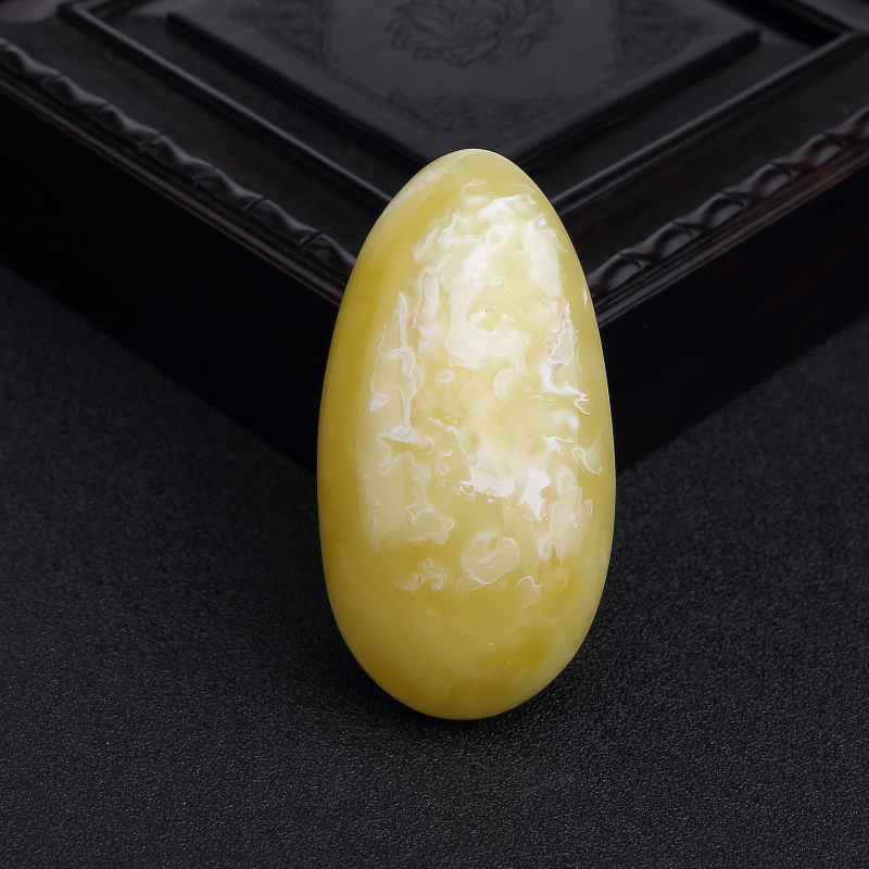 白花蜜蜡随形吊坠-红掌柜