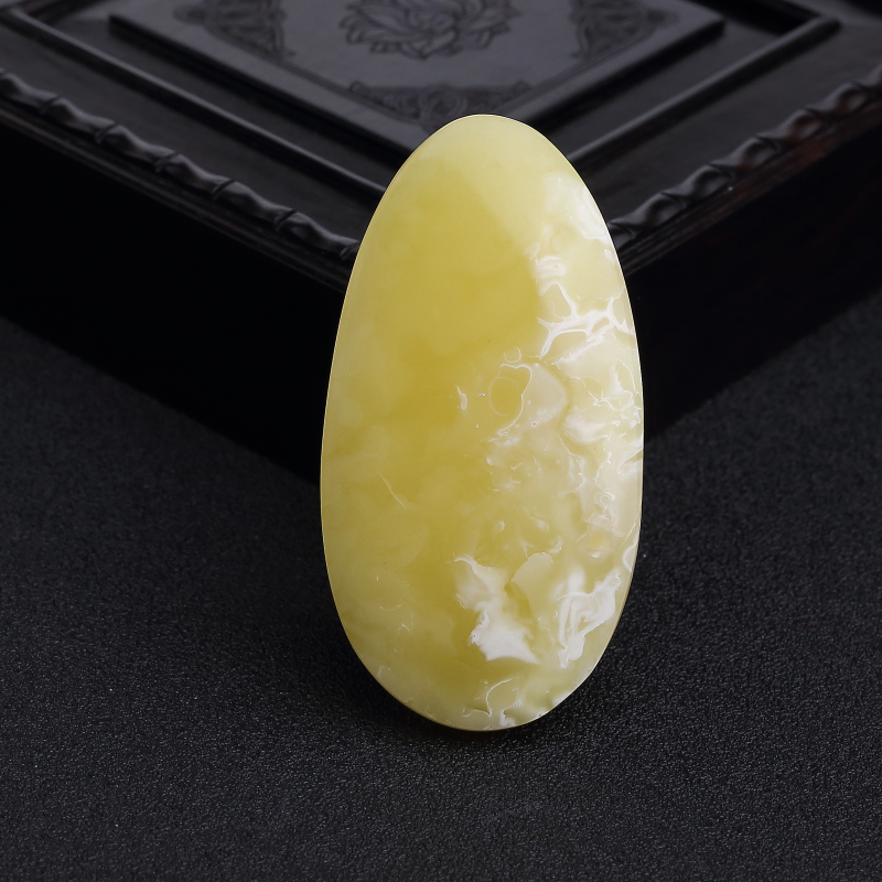 白花蜜蜡随形吊坠-红掌柜