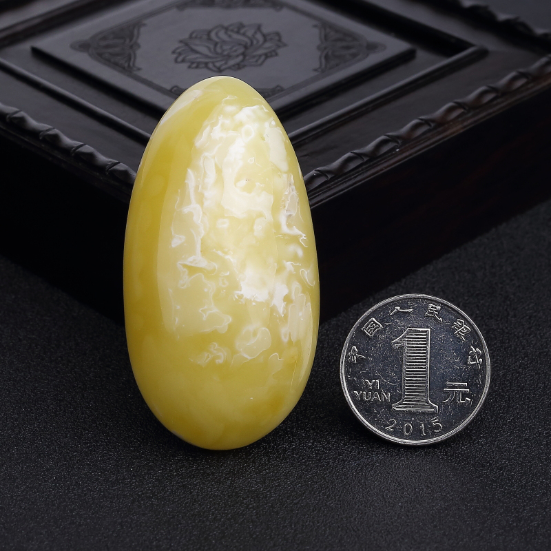 白花蜜蜡随形吊坠-红掌柜