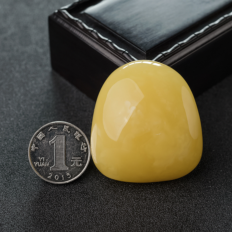 天然蜜蜡吊坠-红掌柜