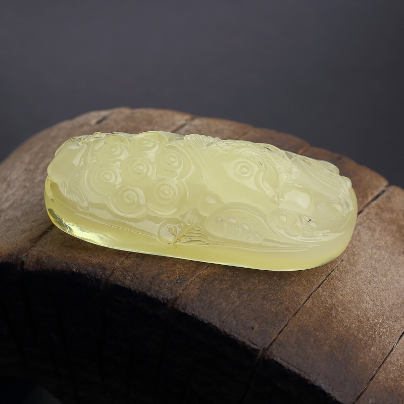 天然蜜蜡连生贵子吊坠-红掌柜