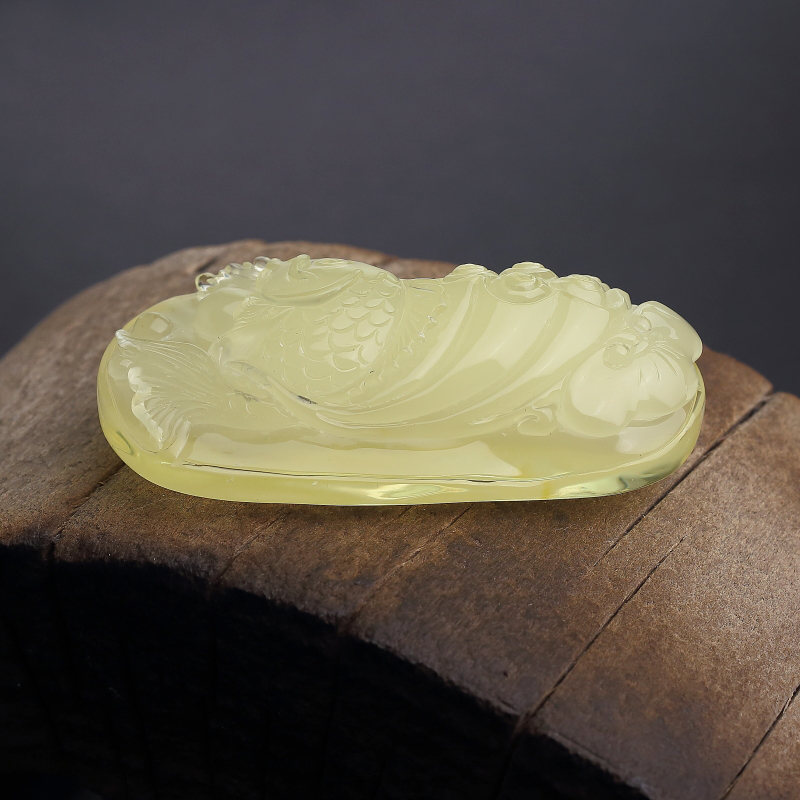 波罗的海蜜蜡连生贵子吊坠-红掌柜