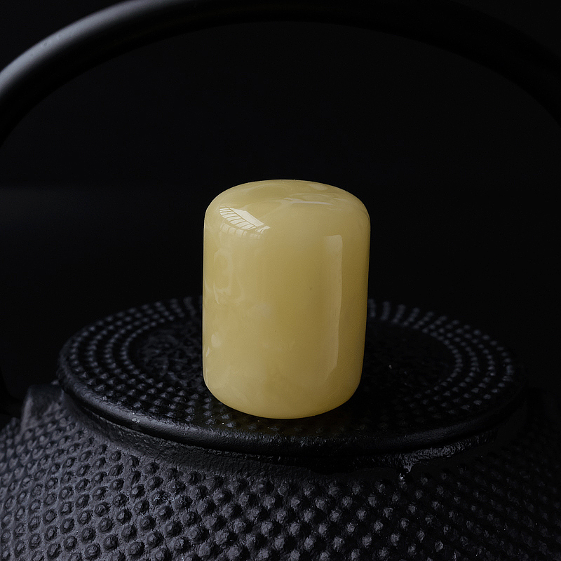 波罗的海天然满蜜白花蜜蜡桶珠-红掌柜