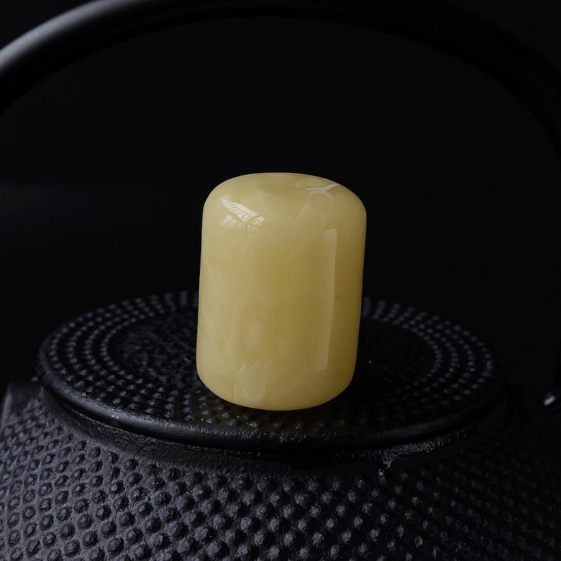 天然满蜜白花蜜蜡桶珠-红掌柜