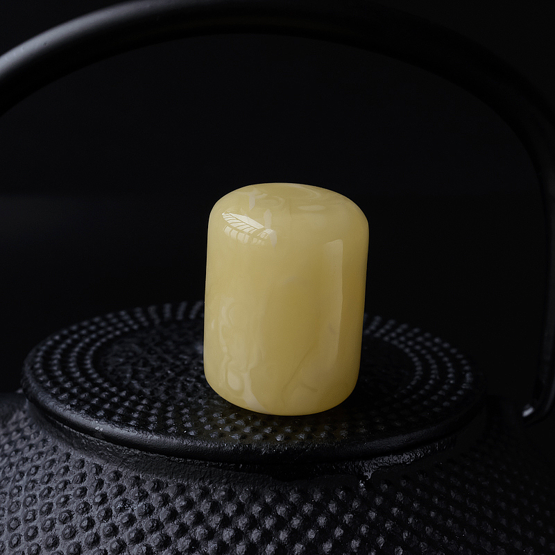 波罗的海天然白花蜜蜡桶珠-红掌柜