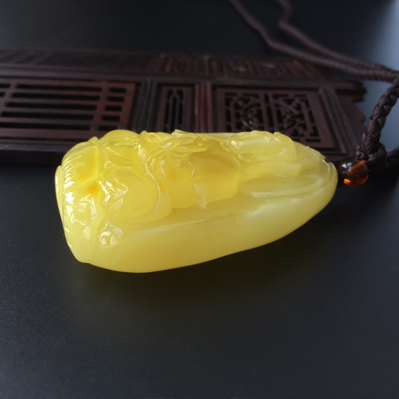 波罗的海蜜蜡观音-红掌柜