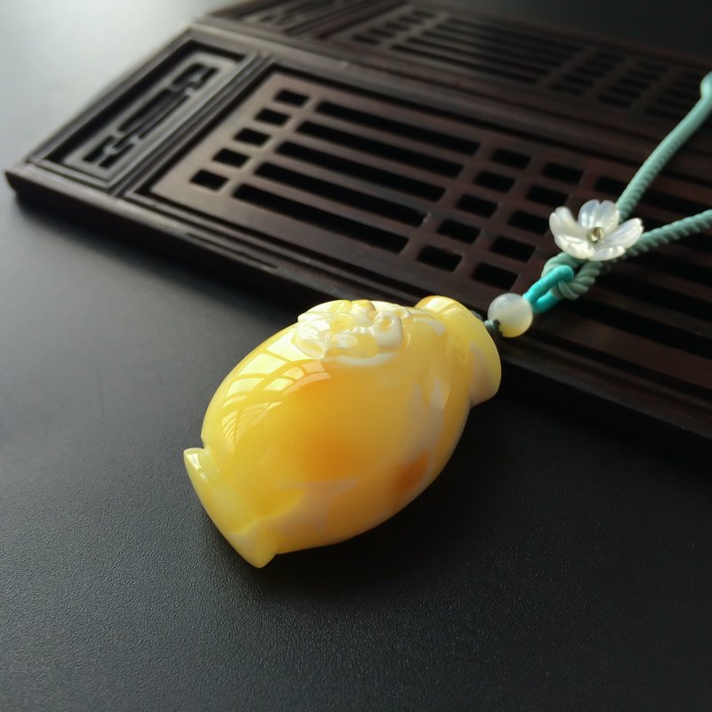 如意瓶吊坠-红掌柜