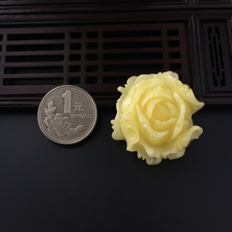 波罗的海蜜蜡牡丹花-红掌柜