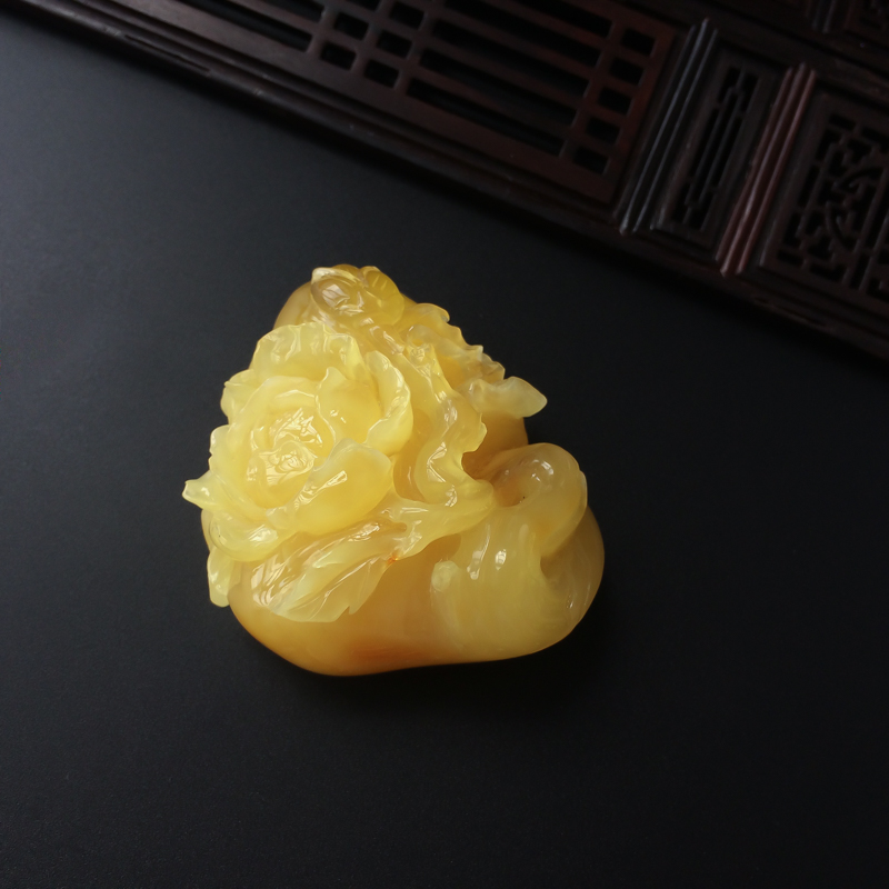 波罗的海蜜蜡吊坠-红掌柜