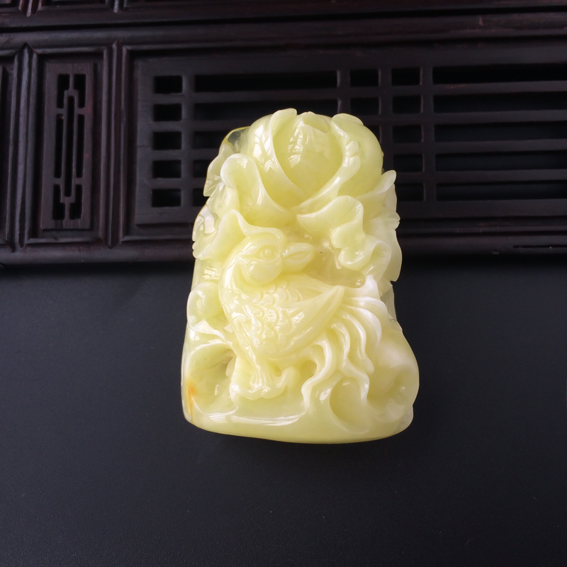 波罗的海天然满黄蜜蜡凤凰花开吊坠 - 红掌柜