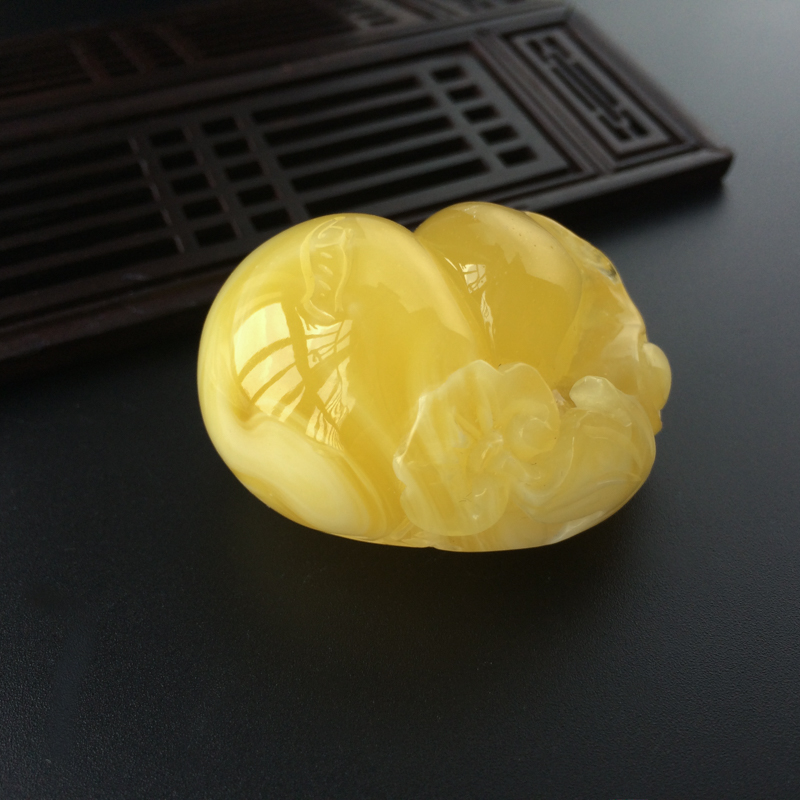 鸡油黄蜜蜡葫芦 - 红掌柜