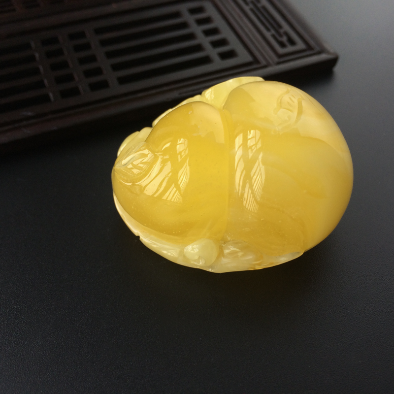 波罗的海天然鸡油黄蜜蜡吊坠 - 红掌柜