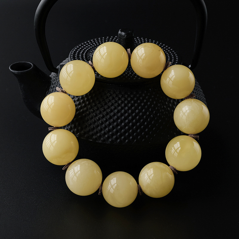 蜜蜡圆珠手串 - 红掌柜