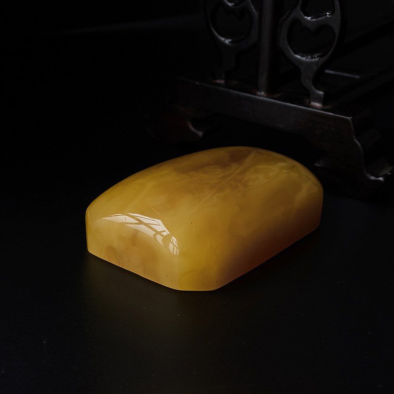 蜜蜡无事牌 - 红掌柜