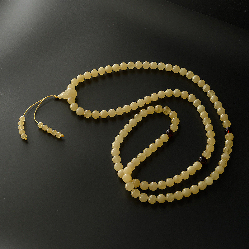 蜜蜡佛珠108 - 红掌柜