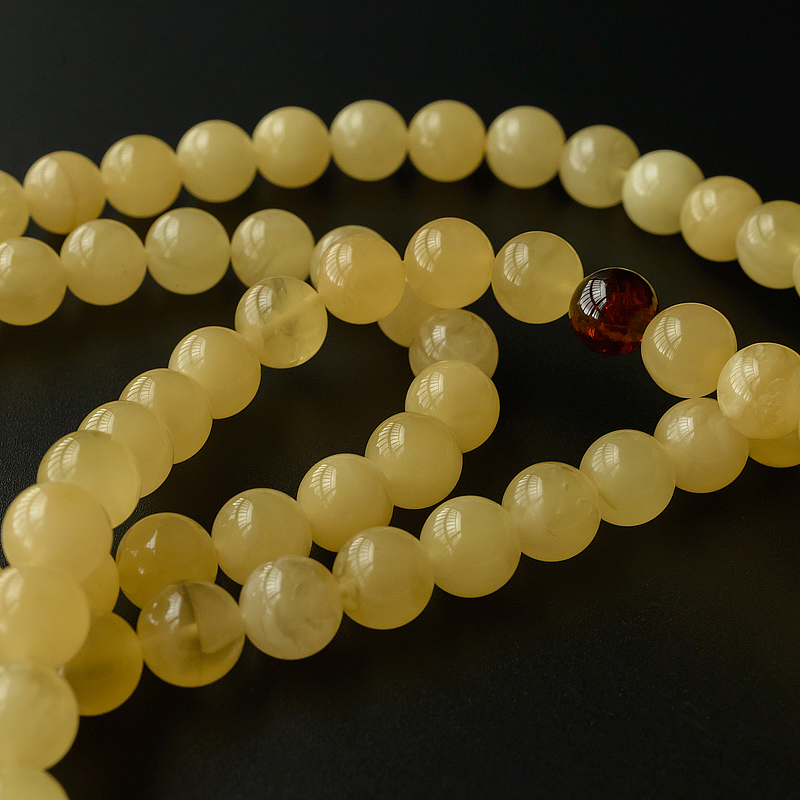 蜜蜡佛珠 - 红掌柜