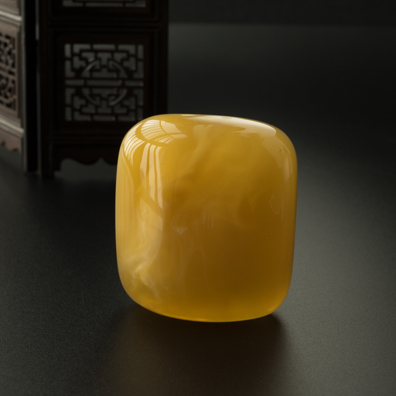 波罗的海天然蜜蜡无事牌吊坠-红掌柜