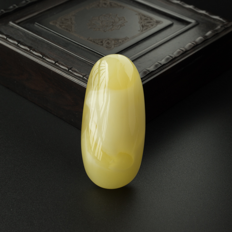 波罗的海天然白花蜜蜡随形吊坠-红掌柜