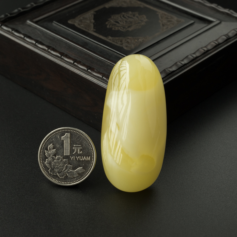 白花蜜蜡吊坠-红掌柜