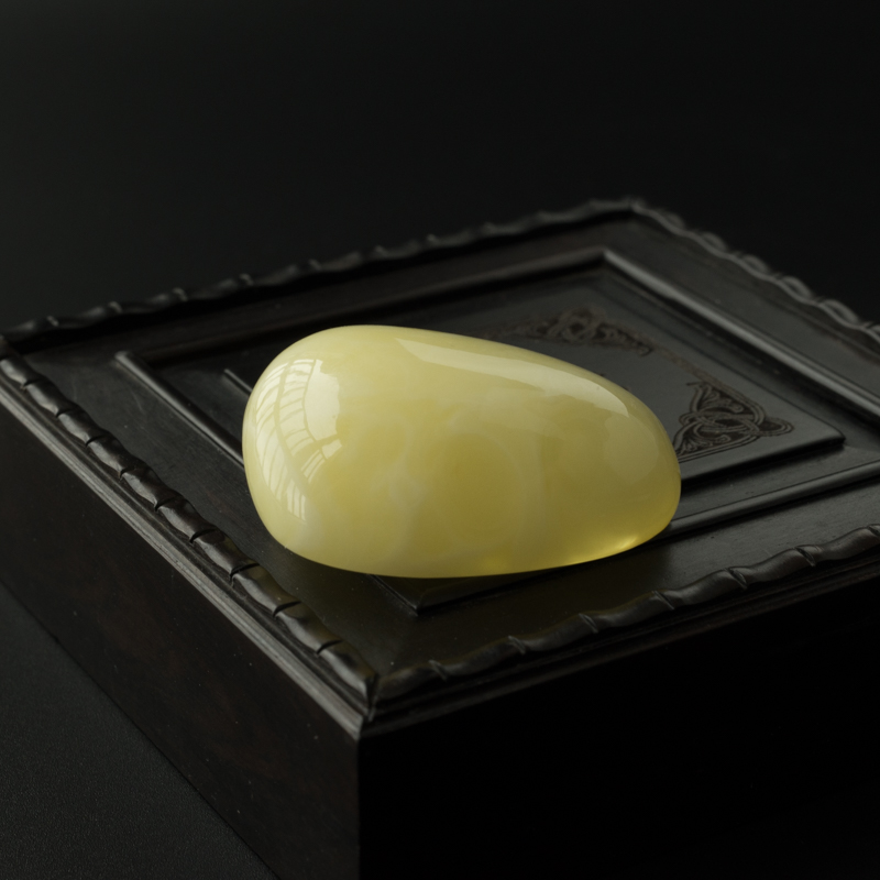 白花蜜蜡随形吊坠-红掌柜