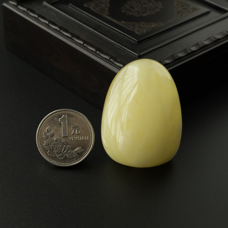 白花蜜蜡吊坠-红掌柜