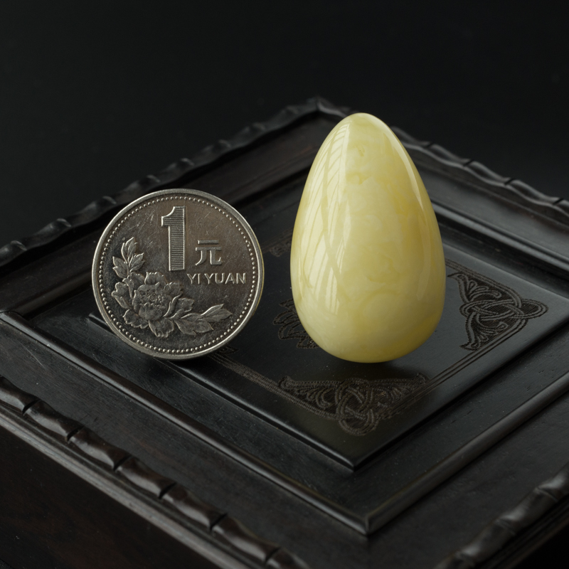 白花蜜蜡吊坠-红掌柜