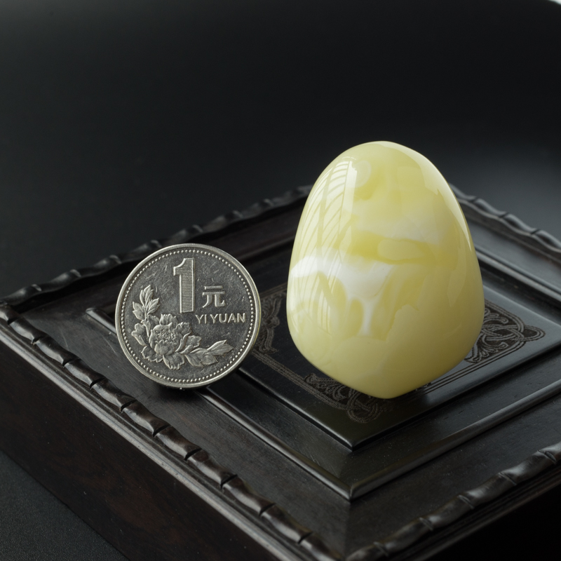 白花蜜蜡吊坠-红掌柜