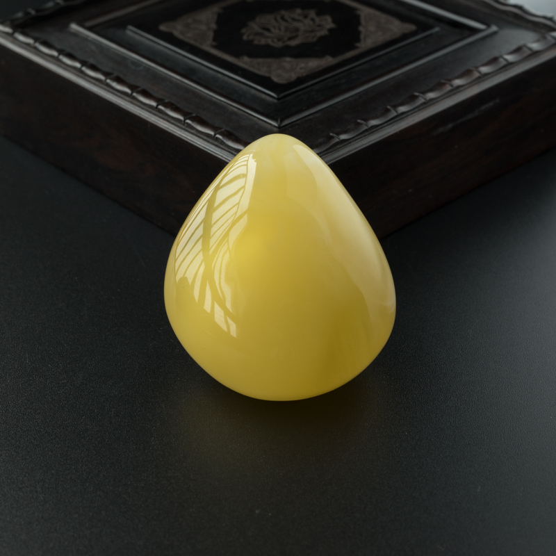 波罗的海天然金绞蜜蜡随形吊坠-红掌柜