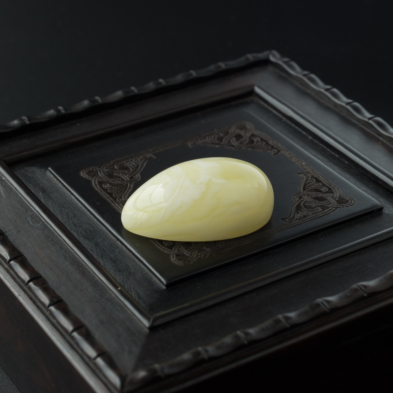 波罗的海天然白花蜜蜡吊坠-红掌柜