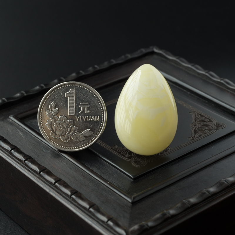 白花蜜蜡吊坠-红掌柜