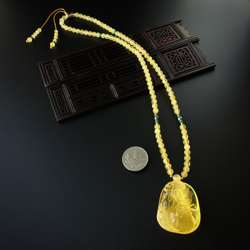 波罗的海金包蜜项链 - 红掌柜