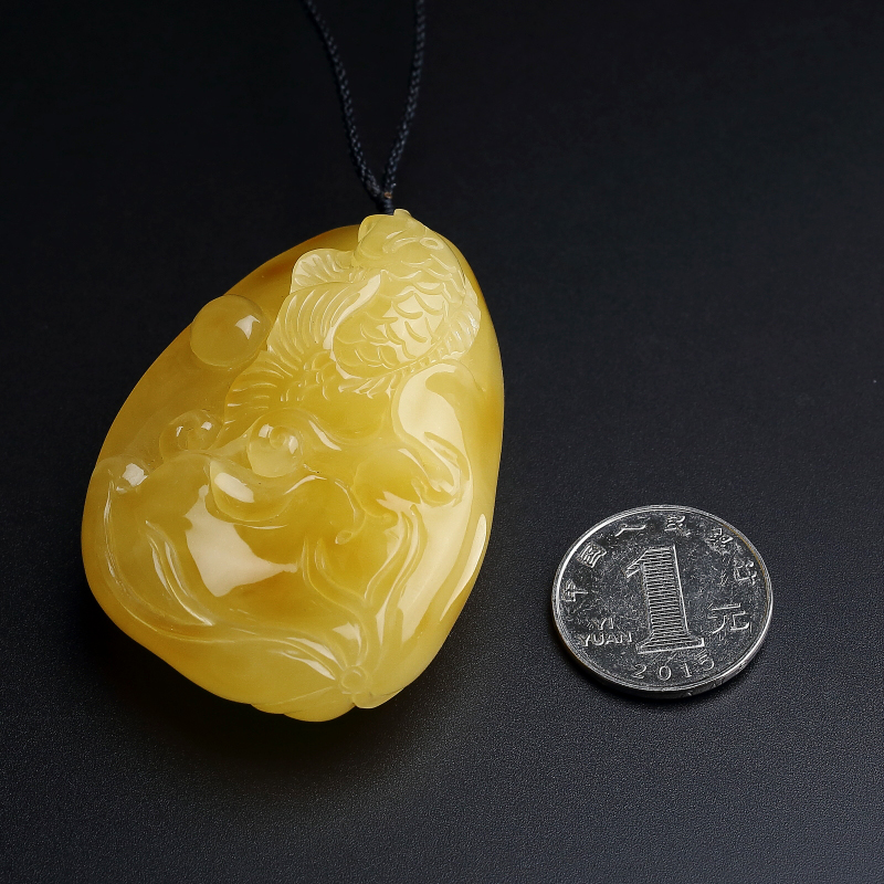 波罗的海蜜蜡吊坠 - 红掌柜