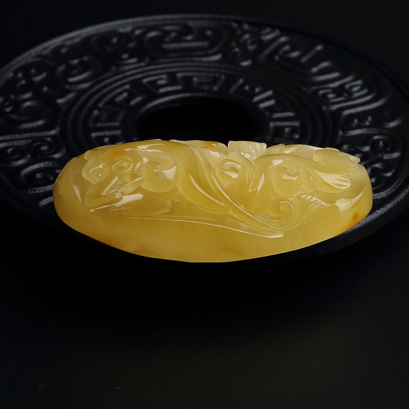 波罗的海蜜蜡龙吊坠 - 红掌柜