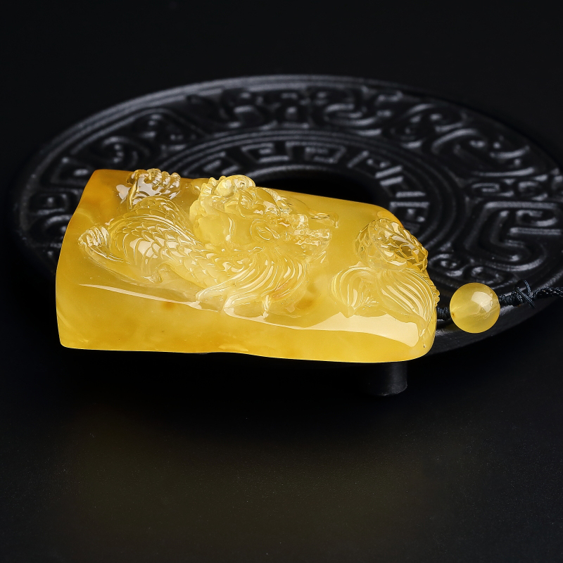 金包蜜鸡油黄蜜蜡龙牌 - 红掌柜