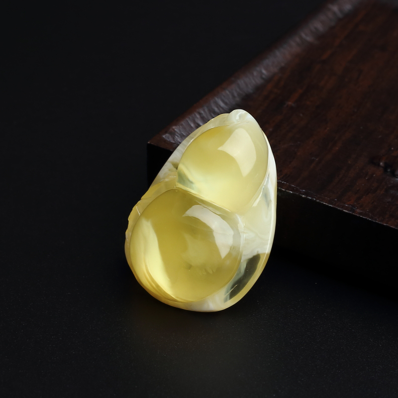 蜜蜡葫芦吊坠-红掌柜