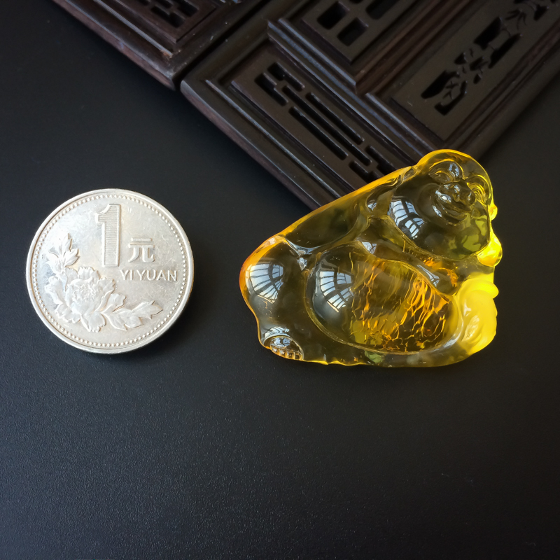 波罗的海金珀吊坠-红掌柜