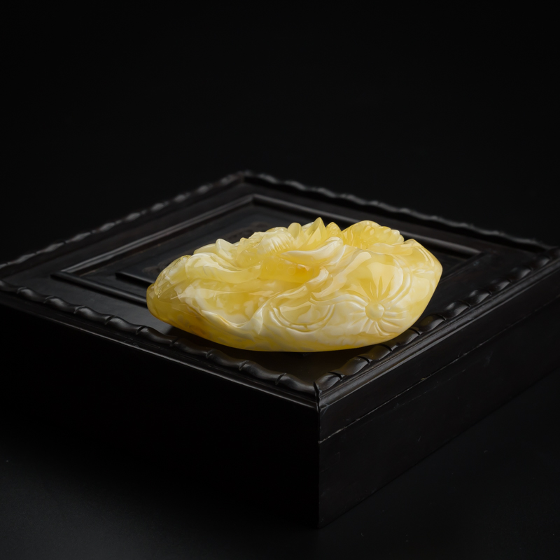 波罗的海天然白花蜜蜜蜡吊坠-红掌柜