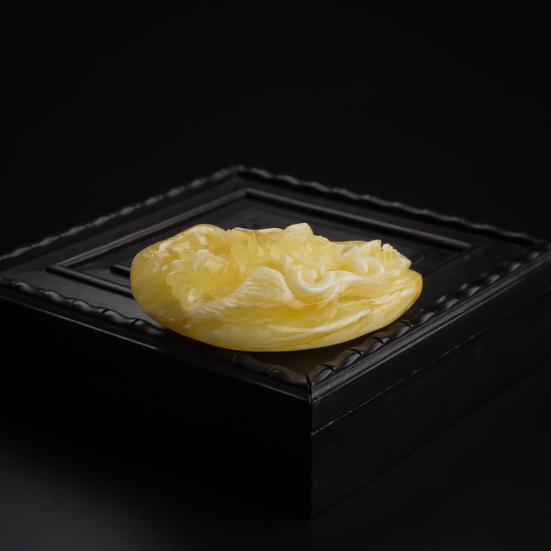 白花蜜蜜蜡荷花吊坠-红掌柜