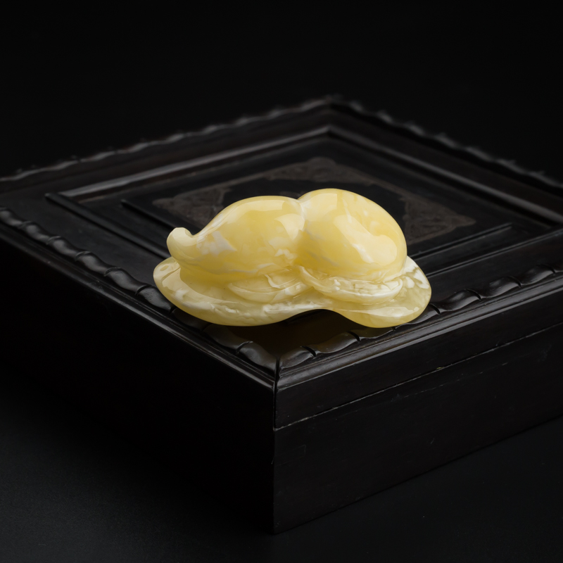 波罗的海天然白花蜜蜜蜡吊坠-红掌柜