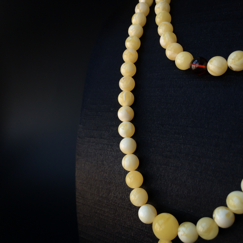 蜜蜡佛珠-红掌柜