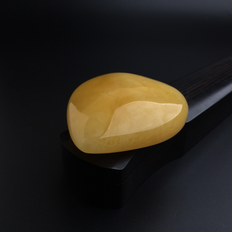 鸡油黄蜜蜡吊坠-红掌柜