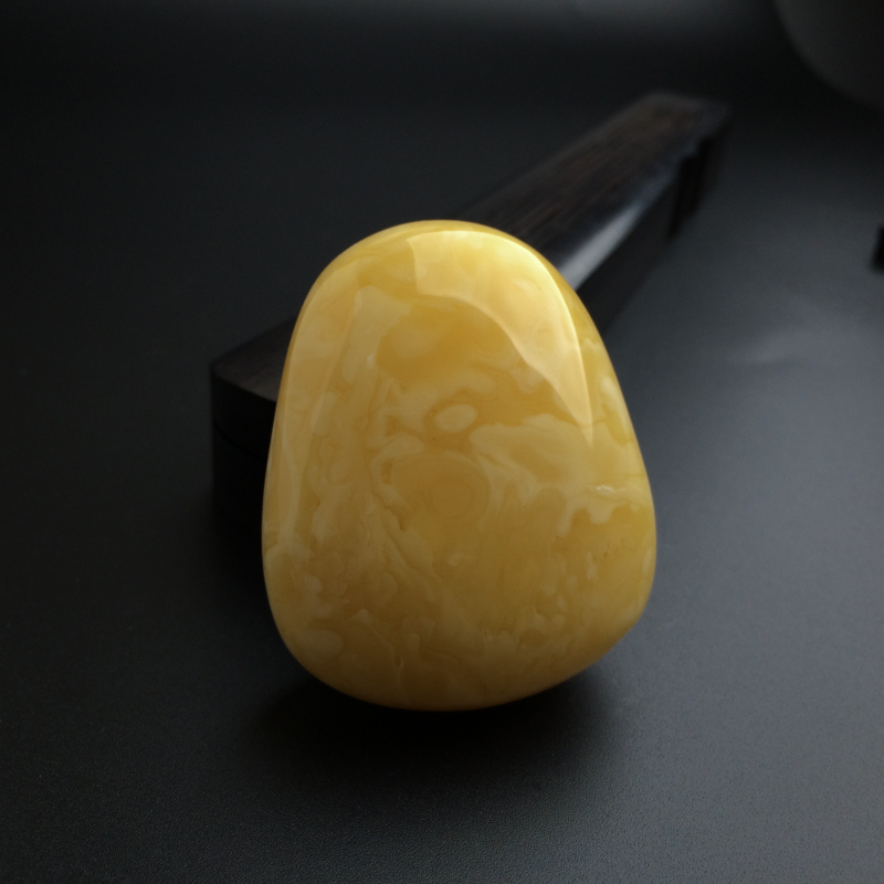 白花蜜蜡随形吊坠-红掌柜