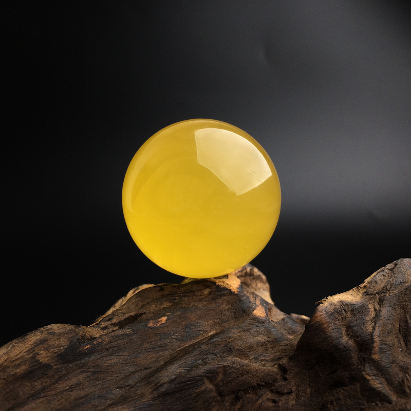 蜜蜡圆珠-红掌柜