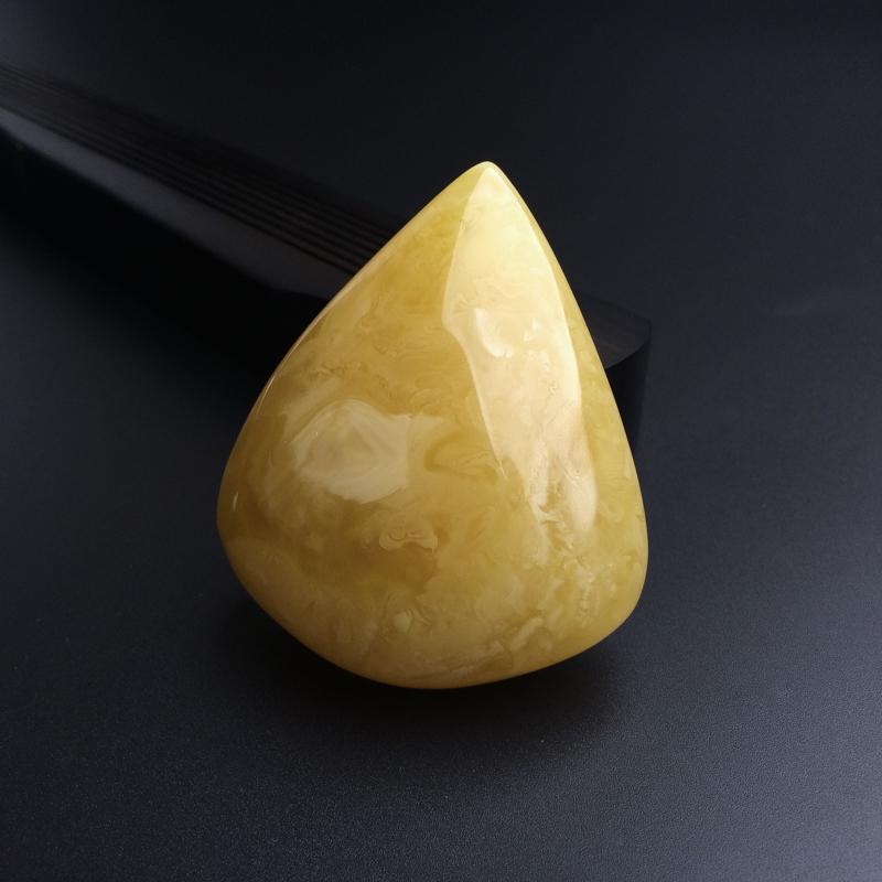 天然满蜜黄白蜜随形吊坠 - 红掌柜