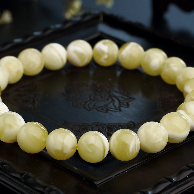 天然蜜蜡手串 - 红掌柜