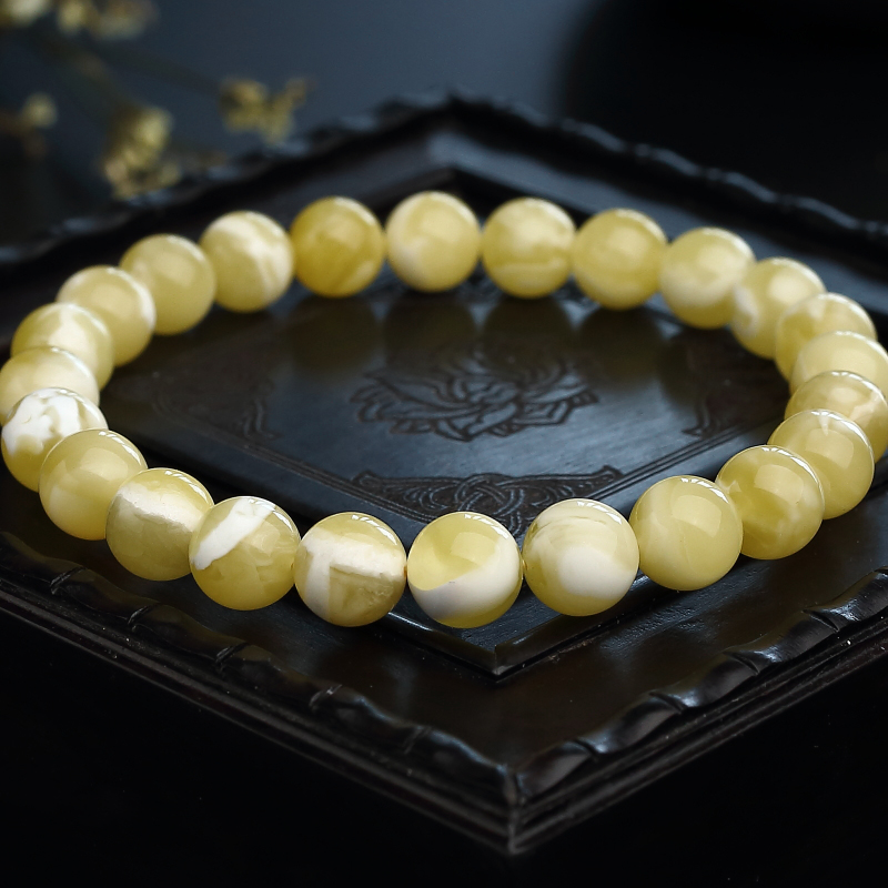 天然蜜蜡手串 - 红掌柜