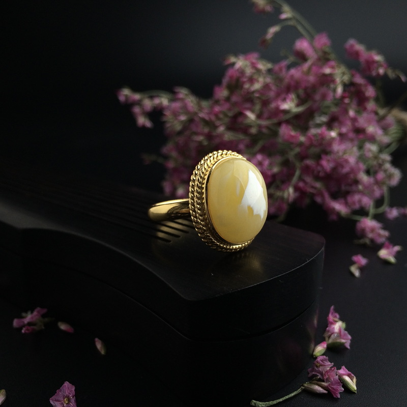 波罗的海白花蜜戒指 - 红掌柜