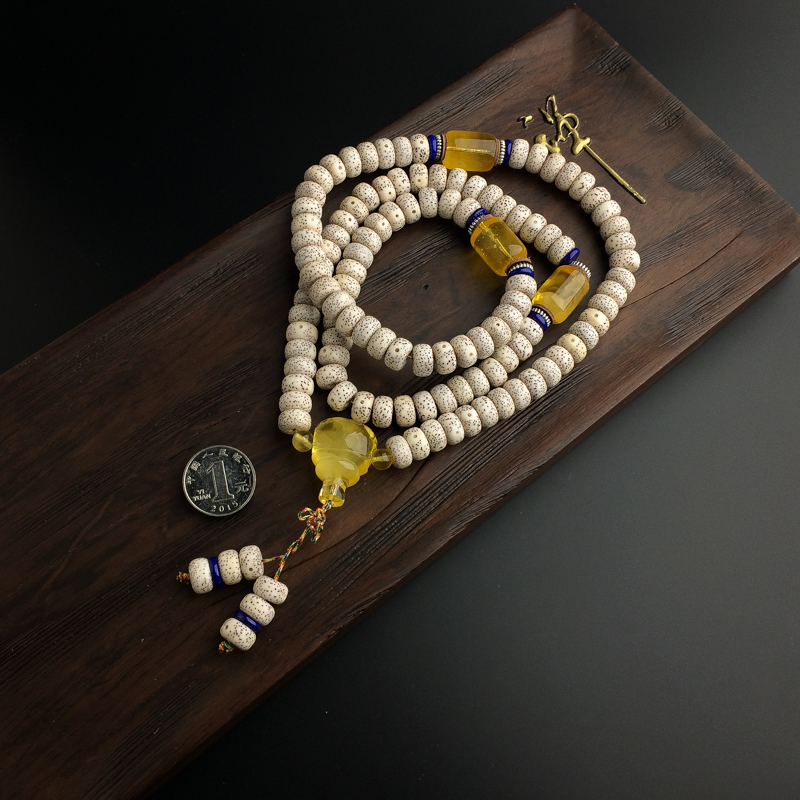 蜜蜡佛珠-红掌柜